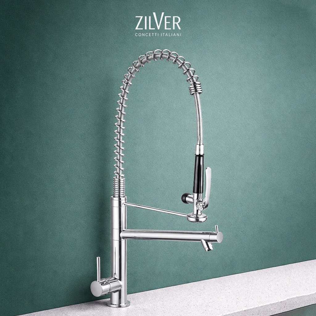 Zilver Sink Mixer (BE117)