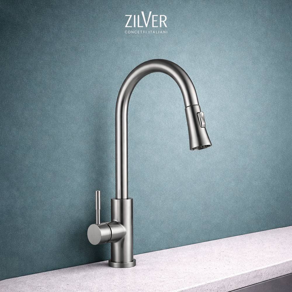 Zilver Sink Mixer Stainless Steel (PL421S)