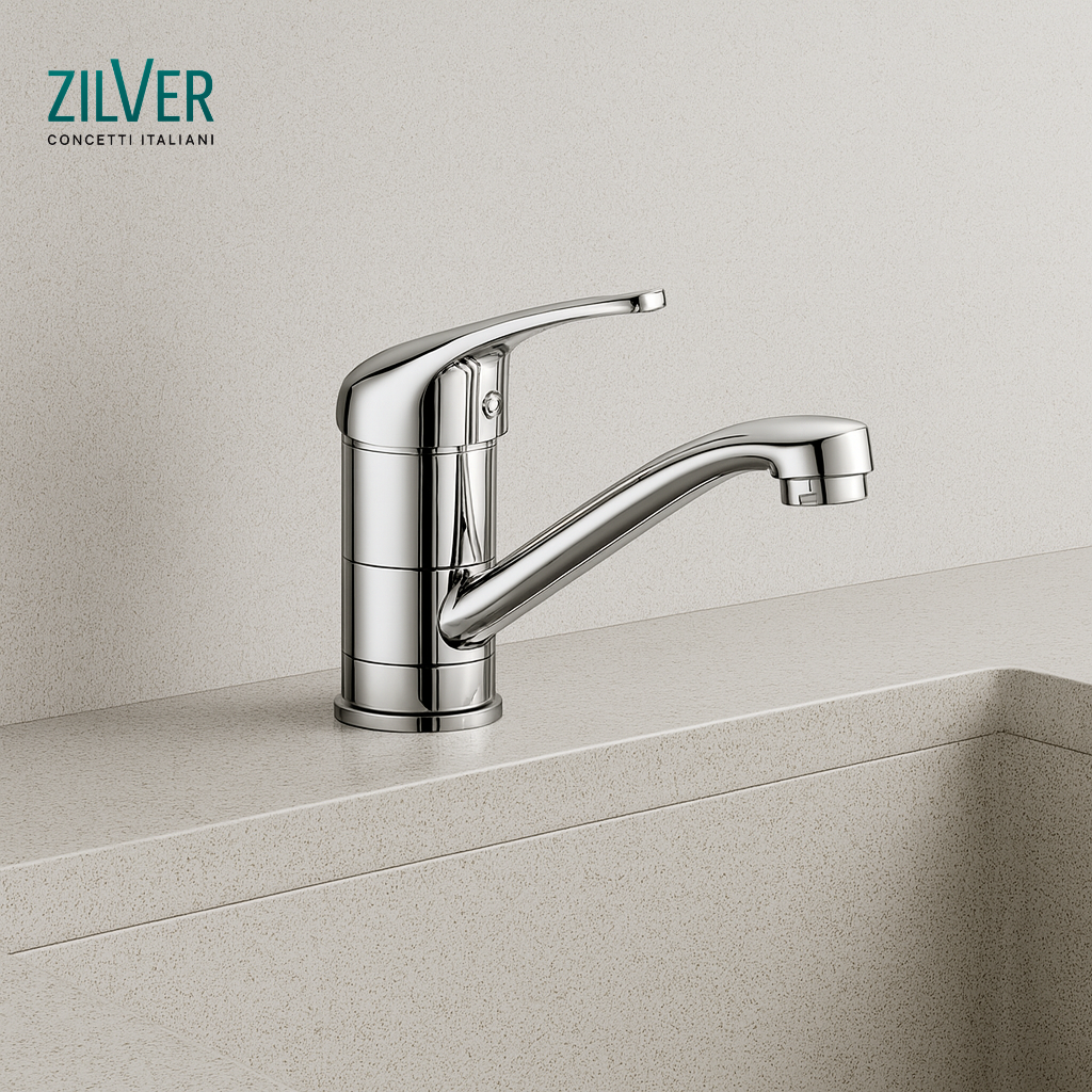 Zilver Duck Type Kitchen Sink Mixer (EC005B)