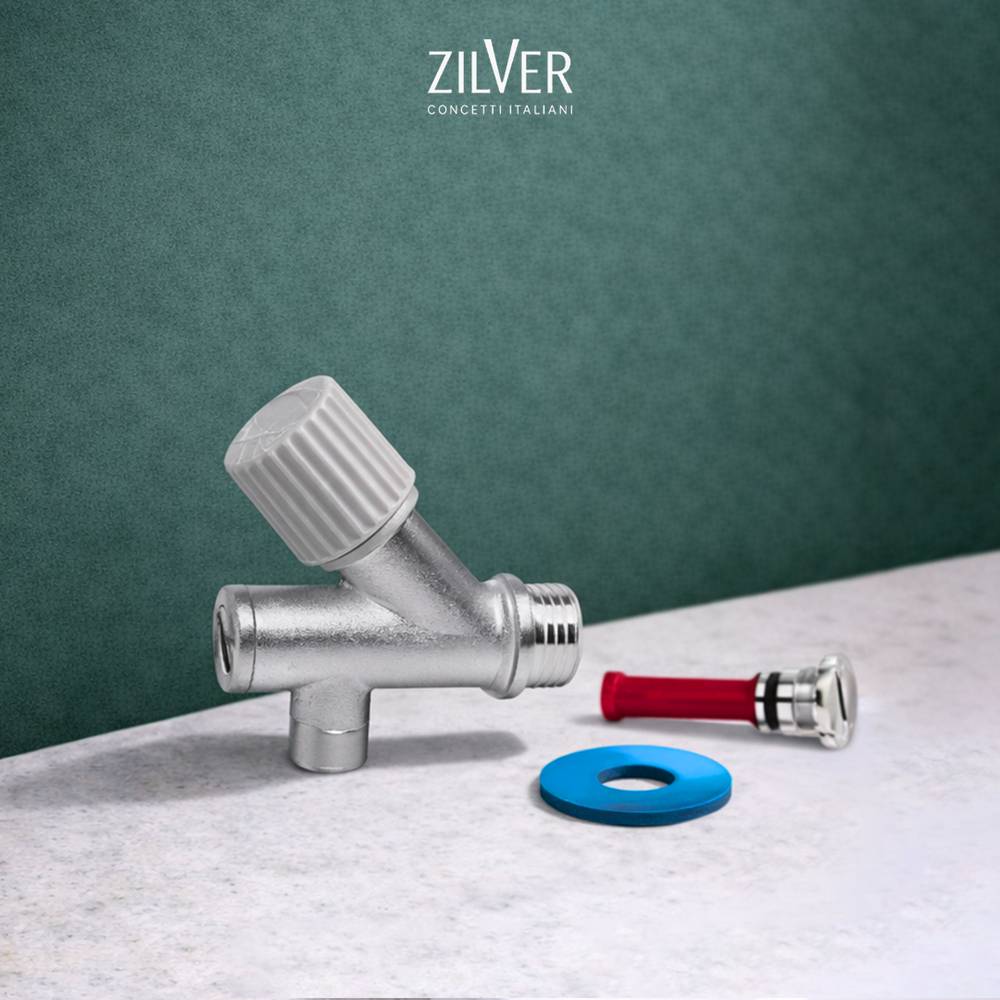 Zilver Angle Valve With Filter (GX4016T)
