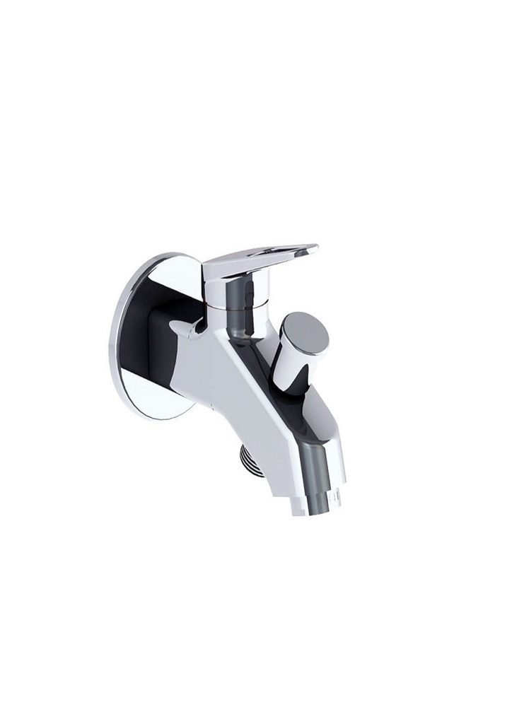 Zilver Double Bib Tap W/ Divertor Turkey ::ID:: ZSHF01T