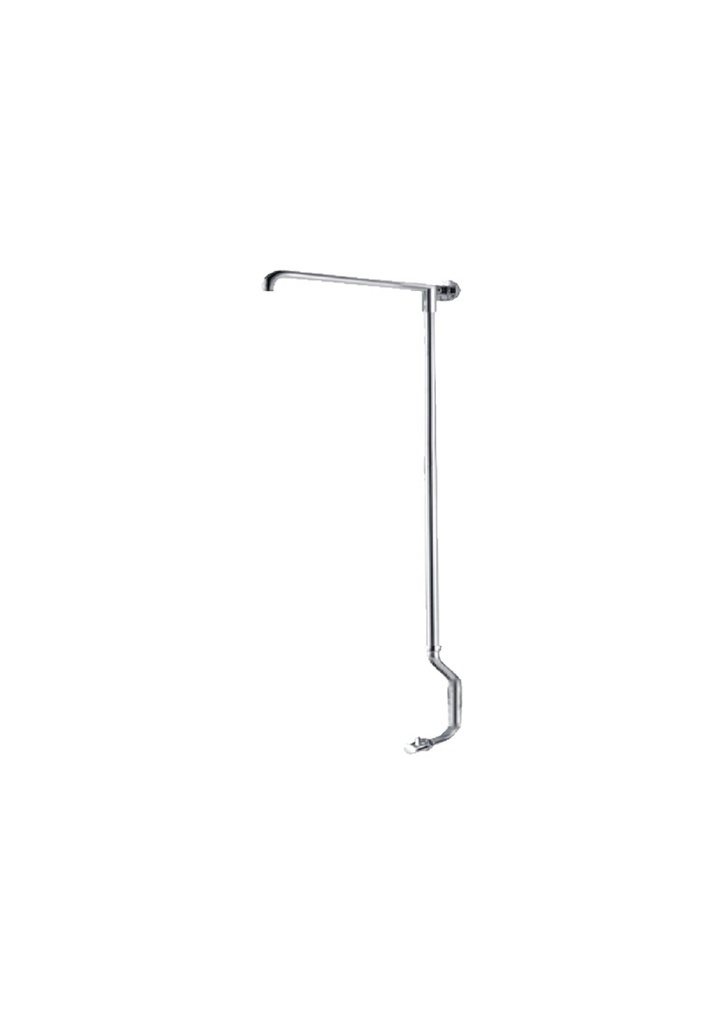 Zilver Shower Rod With Open Bend Tube (Only Rod) ::ID:: ZQWS05