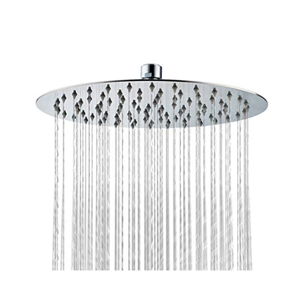 Zilver Rain Head Shower Rnd Bras UFO300 ::ID:: ZUFO13