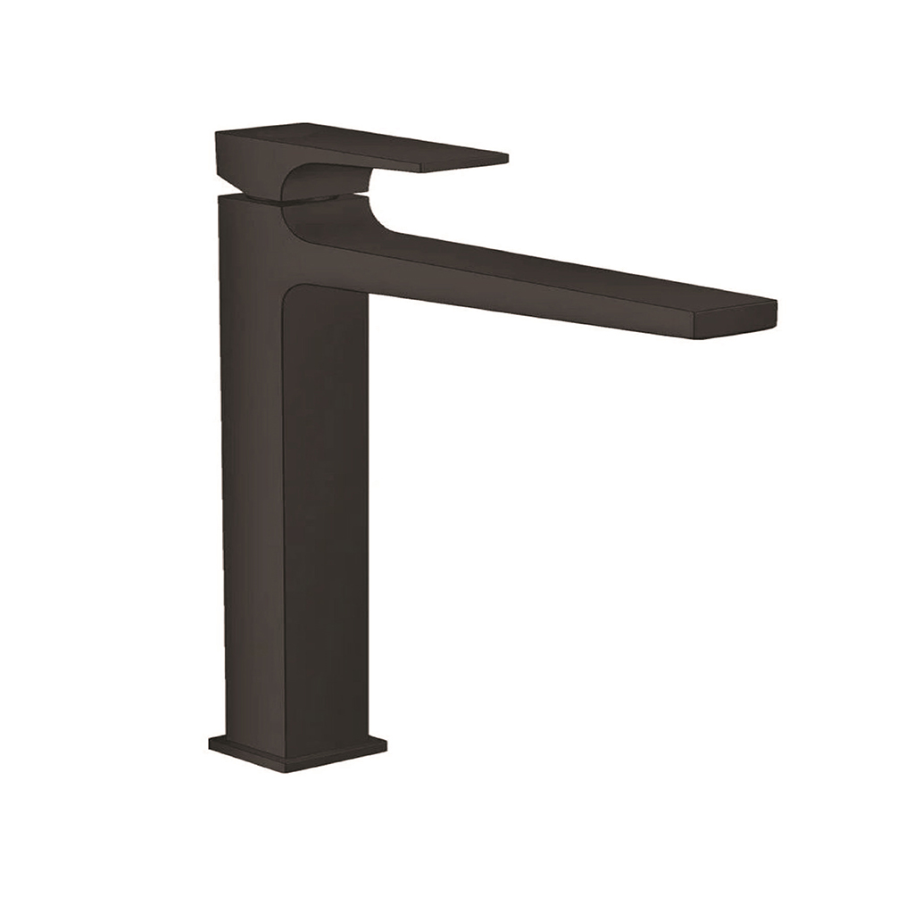 Zilver Cliff Basin Mixer Long Matt Black ::ID:: ZCLF100MB