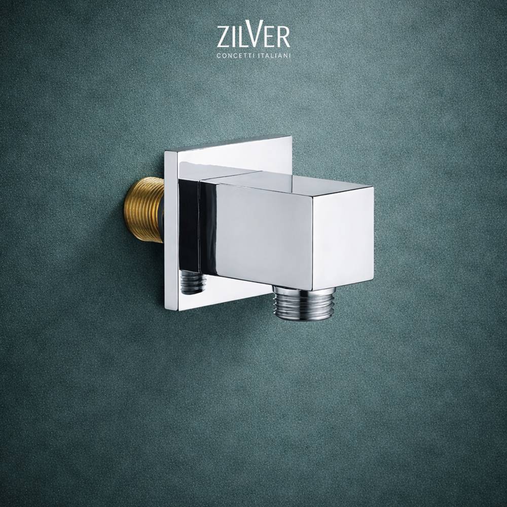 Zilver Shower Elbow Square ::ID:: P00007