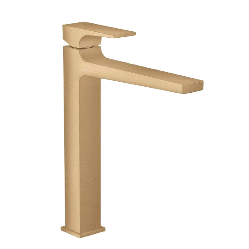 Zilver Cliff Basin Mixer Long Brush Gold::ID:: ZCLF100BG