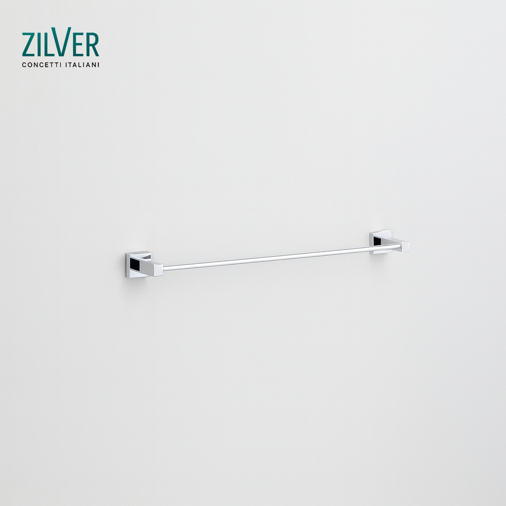 Zilver Platz Towel Rail (0914) 