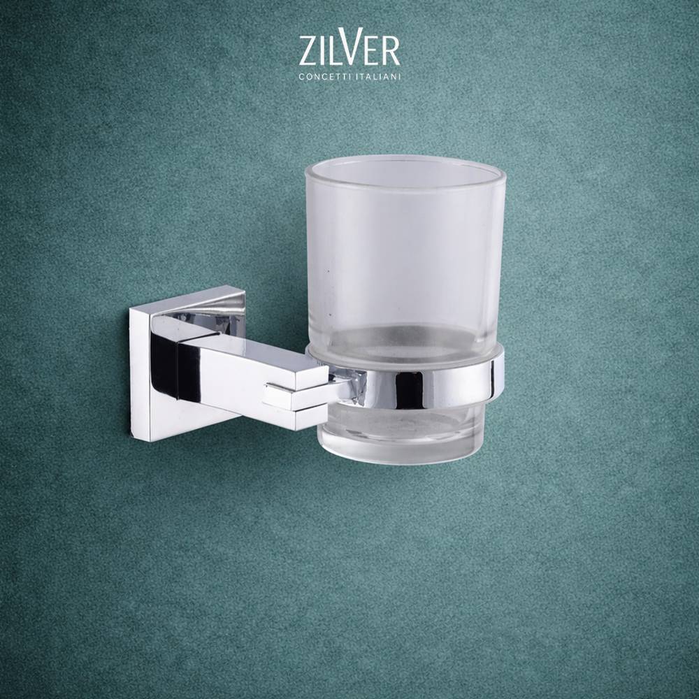 Zilver Platz Glass Holder (0915)