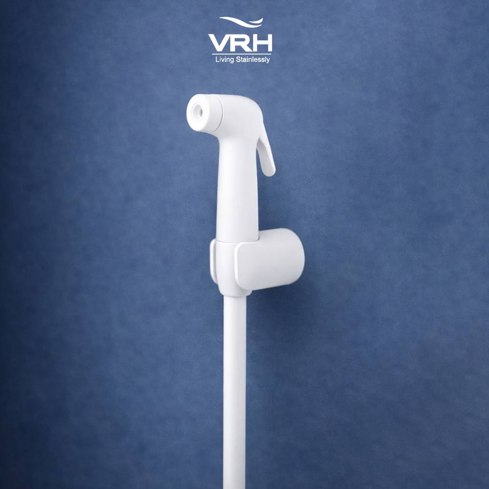 VRH HOY TOILET SHOWER SET WHITE (FXHOY013W)