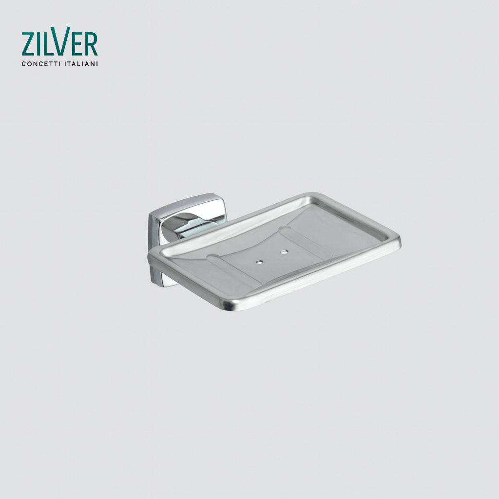 Zilver Platz Soap Dish (0916B)- METAL ::ID:: 0916B