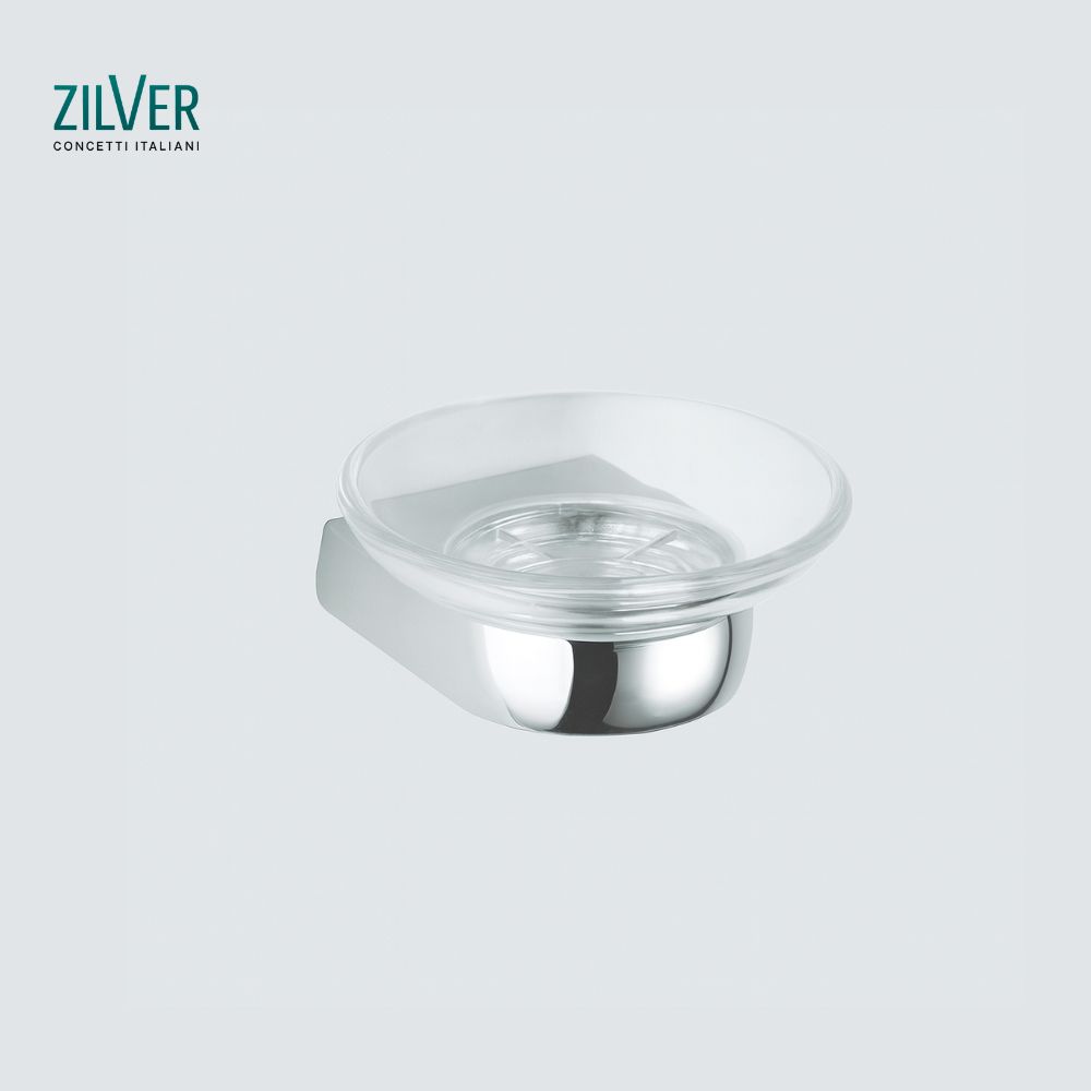 Zilver Bold Soap Dish (0066)