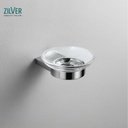 Zilver Cube Soap Dish (0816) 