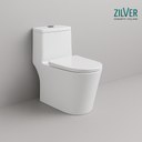 Zilver One-Piece Toilet – Dual Flush Comfort Design (ZTOT140)