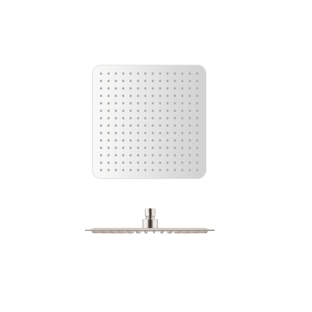 ZILVER RAIN HEAD SHOWER SQR BRASS UFO400 ::ID:: ZUFO04