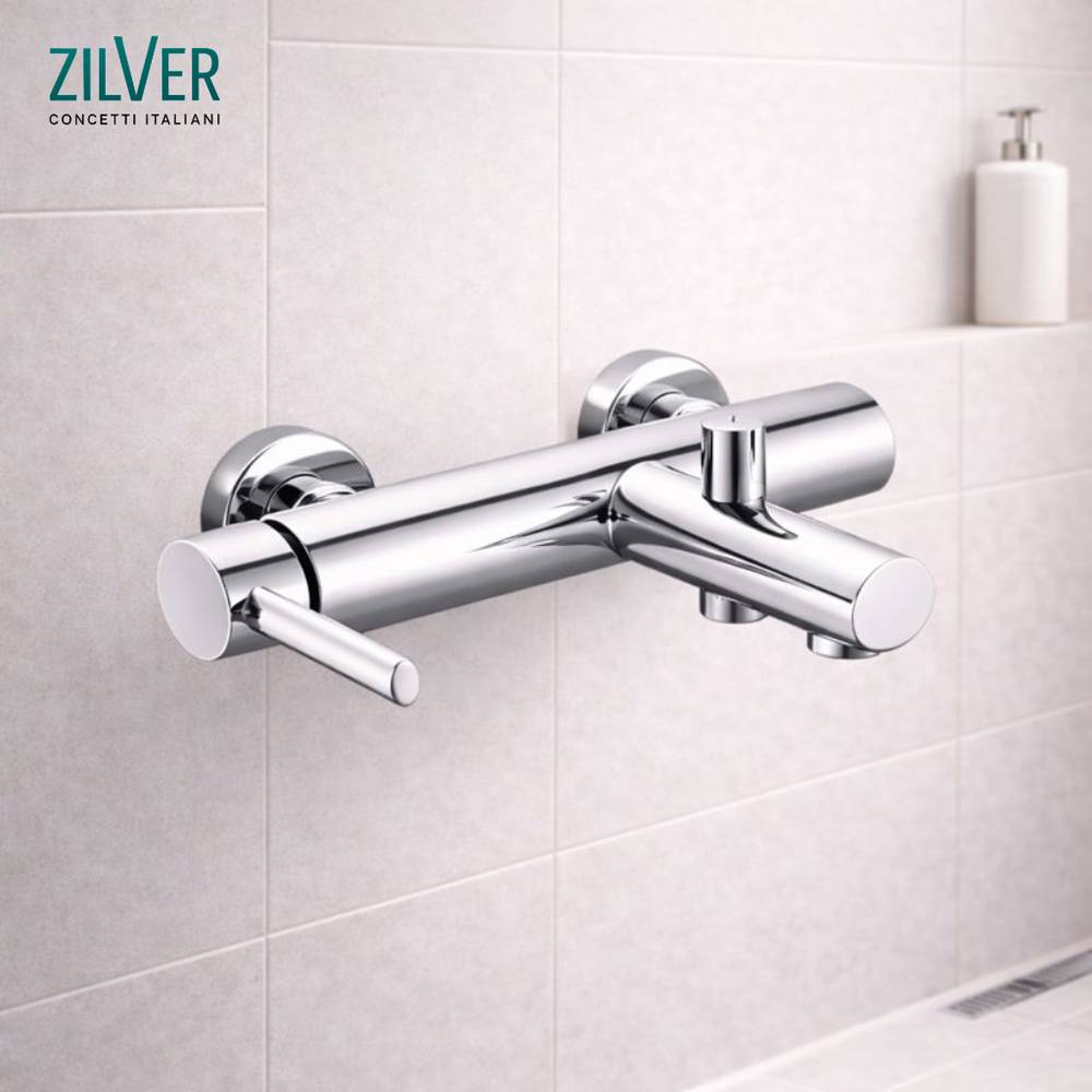ZILVER ROUND BATH MIXER ::ID:: ECL201