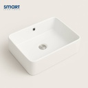 Smart Art Wash Basin – Compact White Ceramic Vanity (SARTB012)