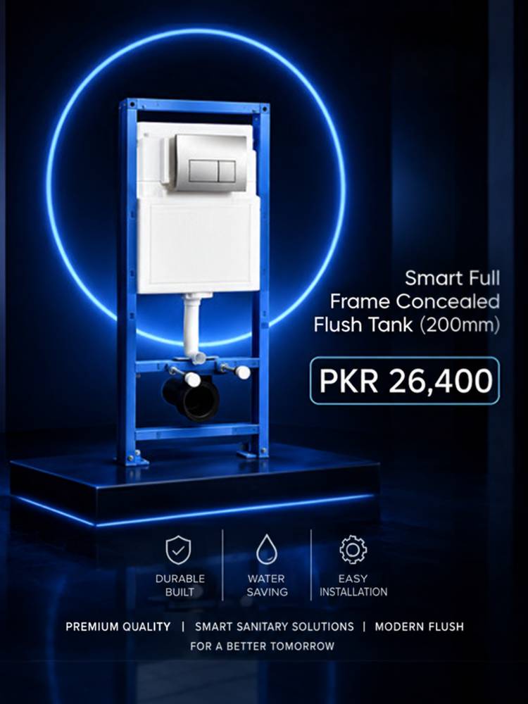 Smart Full Frame Concealed Flush Tank ::ID:: SDR211