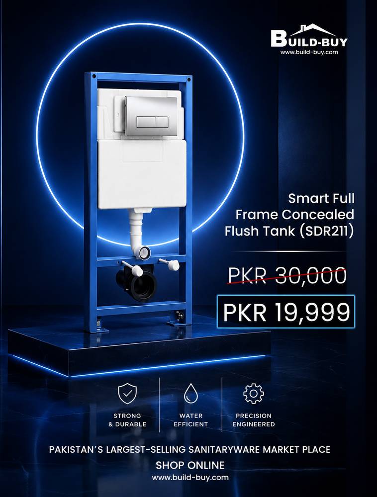 Smart Full Frame Concealed Flush Tank ::ID:: SDR211