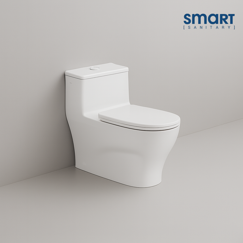 Smart One Piece Toilet with Seat Cover ::ID:: STOT202