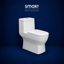 Smart One Piece Toilet with Seat Cover ::ID:: STOT203