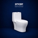 Smart One Piece Toilet with Seat Cover ::ID:: STOT207