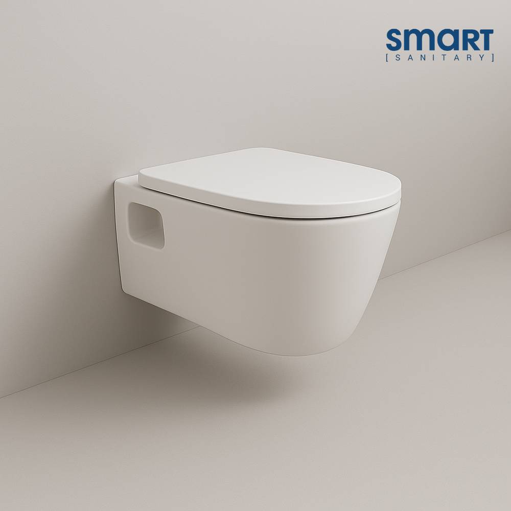 Smart Wall-Hung Toilet, Rimless Washdown (SWHT202)