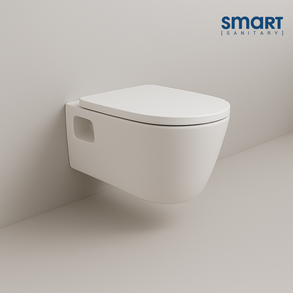 Smart Wall-Hung Toilet, Rimless Washdown (SWHT202)