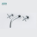 ZILVER BRIGHT WALL BASIN MIXER (EB322)