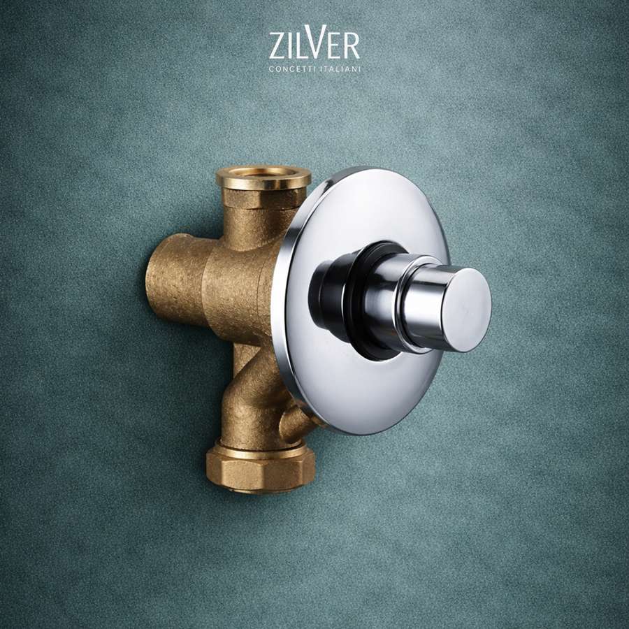 ZILVER CONC FLUSH VALVE TURKEY 1" (GS8016T)