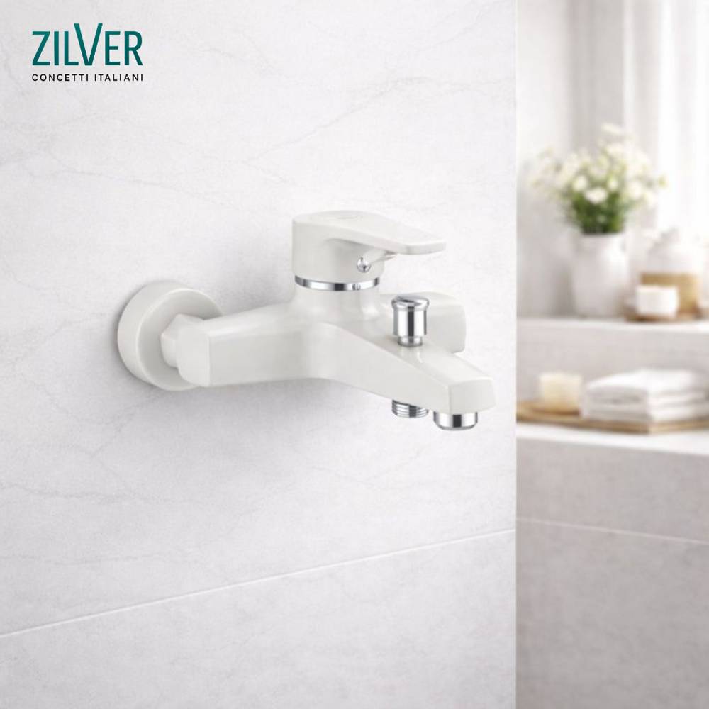 ZILVER BATH MIXER WHITE ::ID:: ED309W