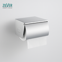 ZILVER PAPER HOLDER WITH COVER EQ32 ::ID:: EQ32