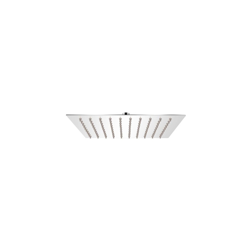 ZILVER RAINSHOWER BRASS SQUARE 200X 200 ::ID:: ROB08032CP