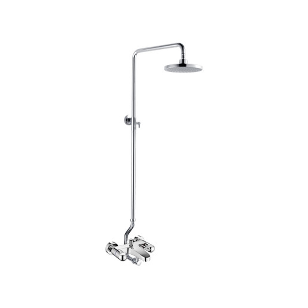 ZILVER ROME BATH+ OPEN SHOWER ROD SYSTEM ::ID:: DU500