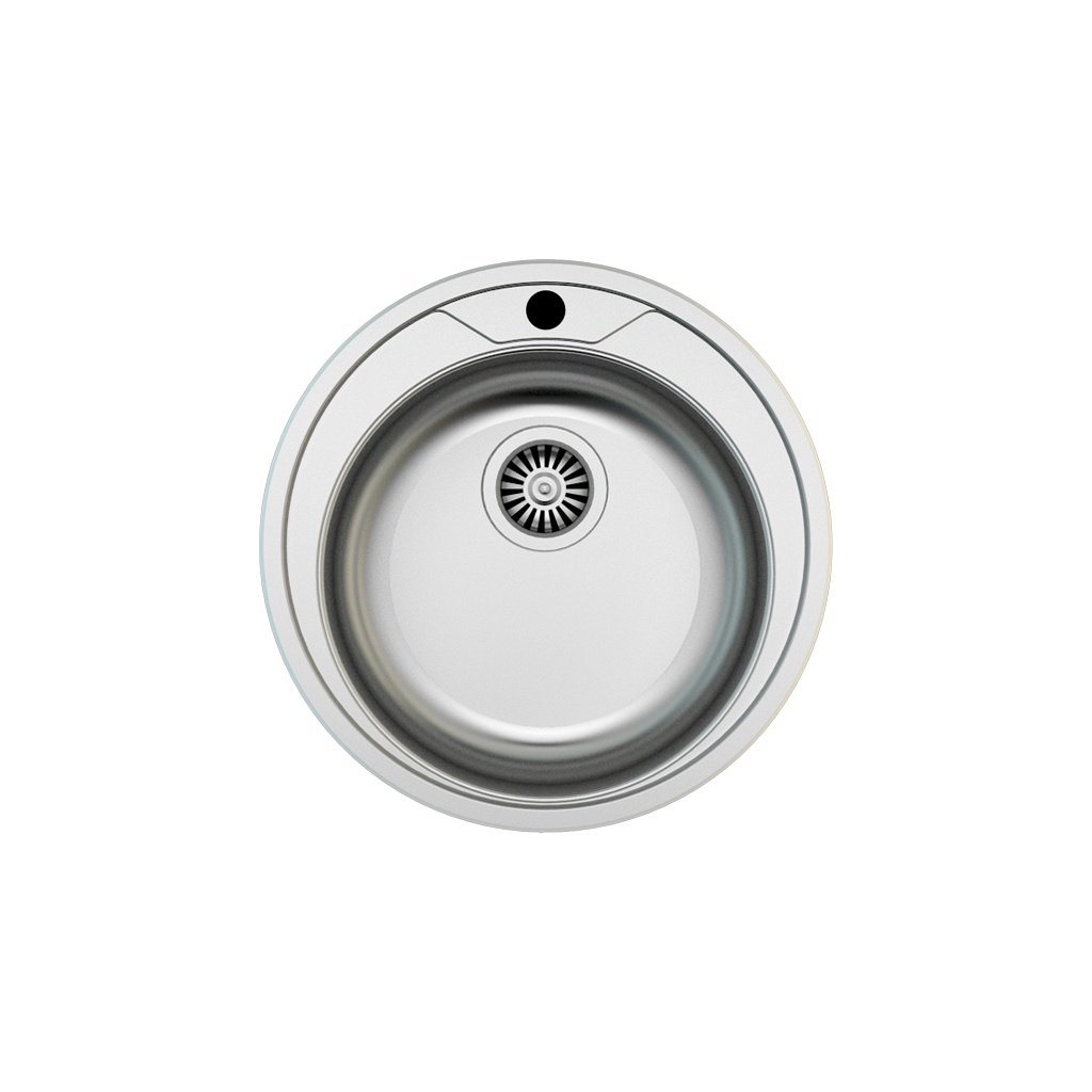 ZILVER SINK ROUND BOWL MADRID 1400 ::ID:: MADRID1400