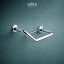 Zilver Grab Bar Angle W/Soap Basket H004 ::ID:: H004