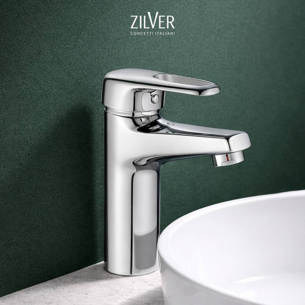 Zilver Stark Basin Mixer Normal  (RG1001)