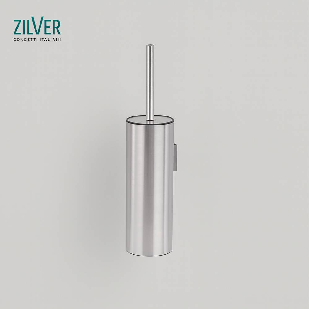 Zilver Toilet Brush With Back Wall Bracket SS :ID:: ZTB002