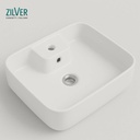 Zilver Art Wash Basin – White Glazed (ZARTB101)