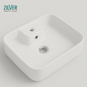 Zilver Art Wash Basin – White Glazed (ZARTB101)
