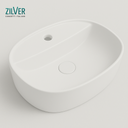 Zilver Art Wash Basin Glossy White (ZARTB102)