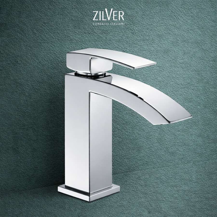 Zilver Wave Basin Mixer ::ID:: BSB1284