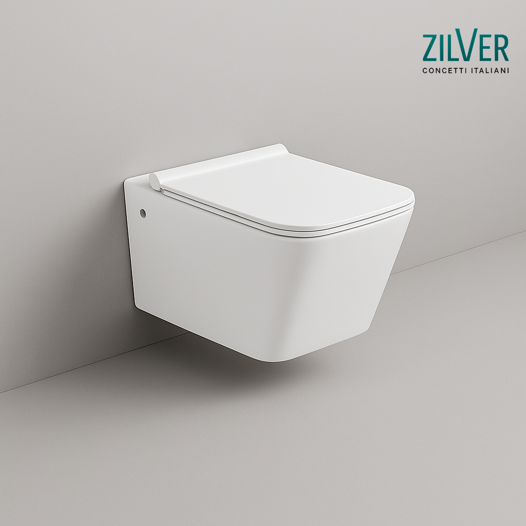 Zilver Wall Hung Toilet Heavy  (ZWHT101)