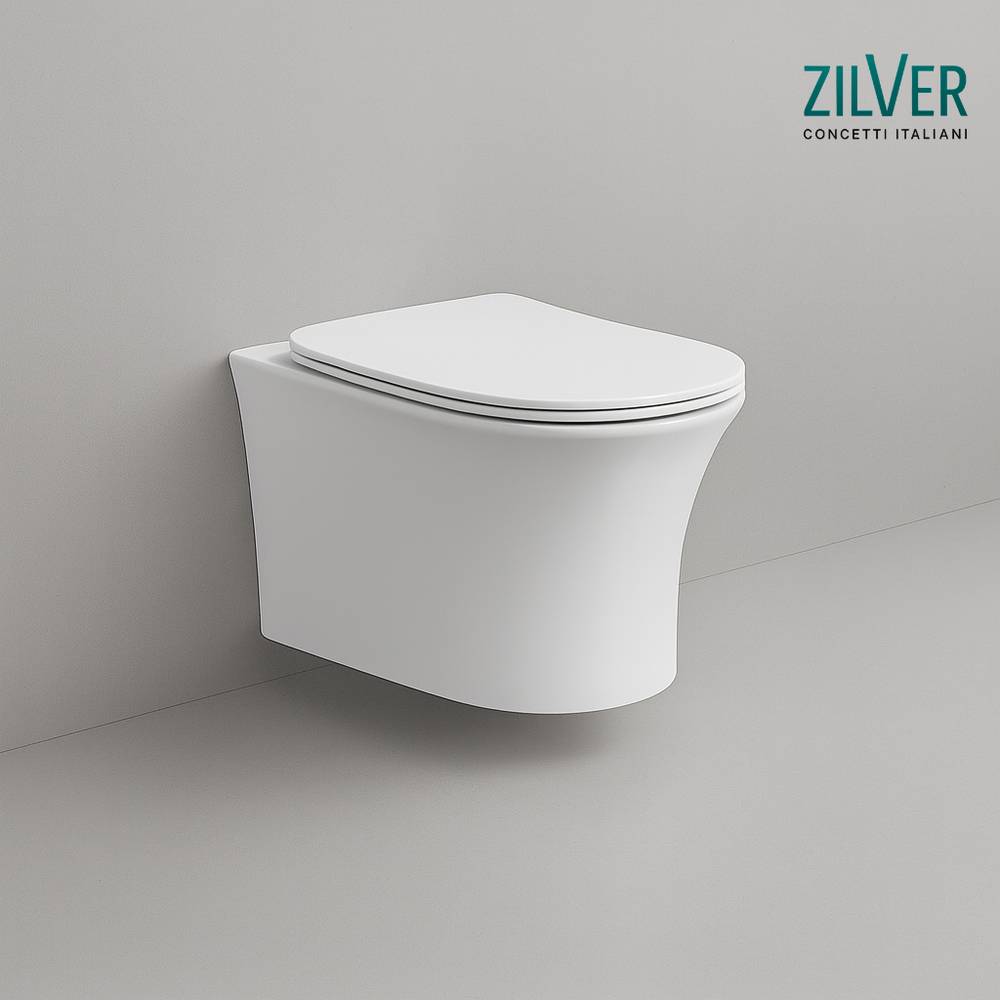 Zilver Wall-Hung Toilet (ZWHT107)