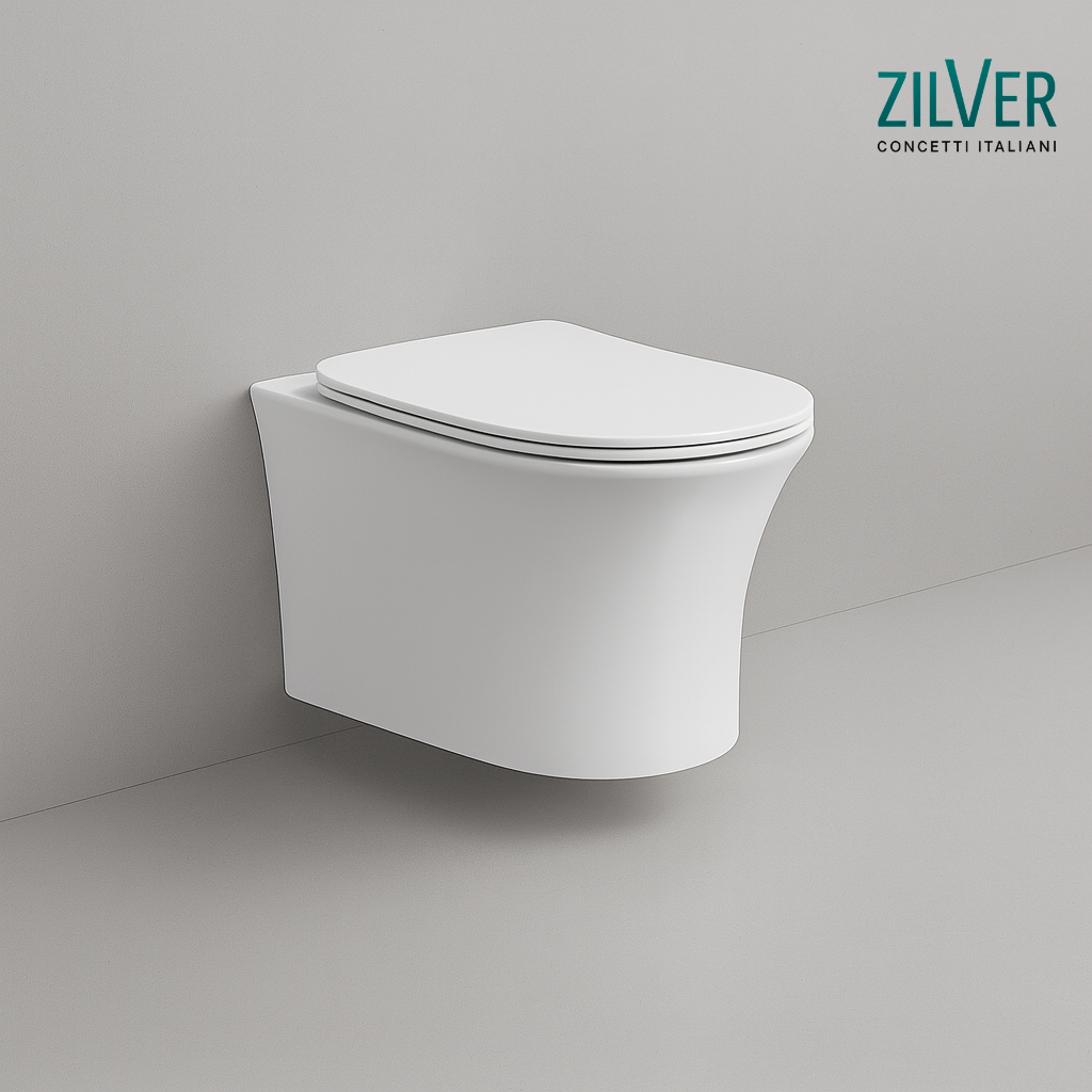 Zilver Wall-Hung Toilet (ZWHT107)