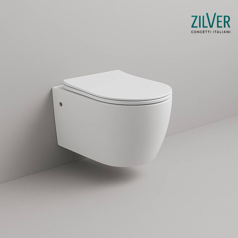 Zilver Wall-Hung Toilet with Tornado Flush (ZWHT109)