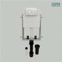 Zilver Concealed Cistern Half Frame with Flush Plate (ZDR005)