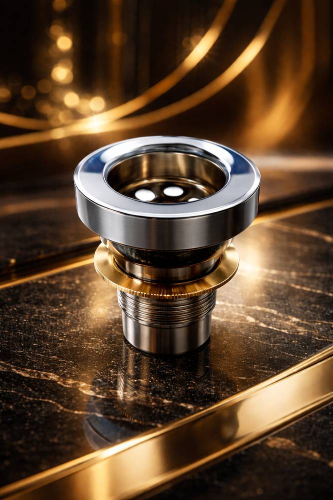 Smart Basin Waste Brass ::ID:: S8020