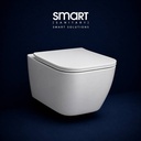 Smart Wall Hung Toilet Square with Seat Cover ::ID:: SWHT206