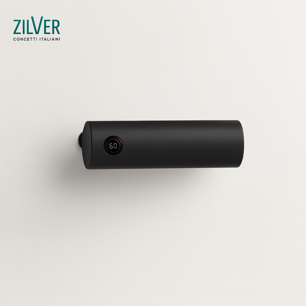 ZILVER ELECTRIC TOWEL DRYER SINGLE BLACK ::ID:: ZETD05BK