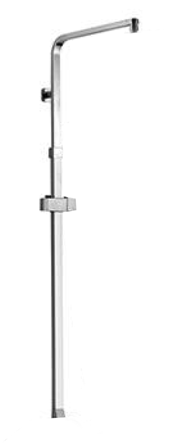 ZILVER SPARE WAVE OPEN SHOWER ROD ::ID:: 3916